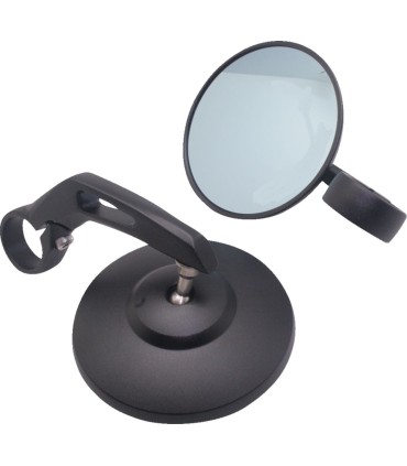 BAR END MIRRORS ALU BLK