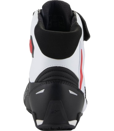 SHOES FASTER-4 BK/WH/DK RD 10.