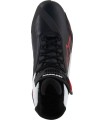 SHOES FASTER-4 BK/WH/DK RD 12