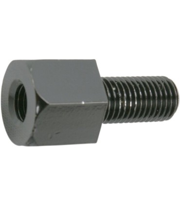 MIRROR ADAPTER 10-8MM BLK