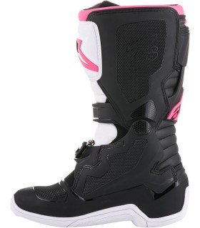 BOOT 4W TECH3 BK/WT/PK 8