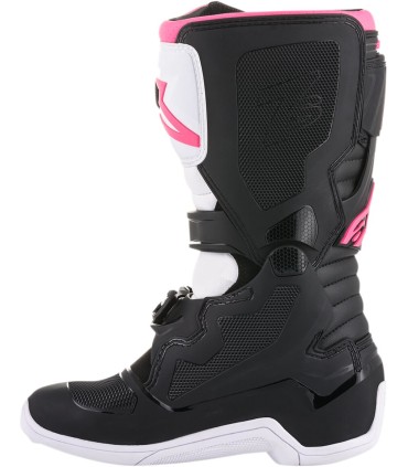 BOOT 4W TECH3 BK/WT/PK 8