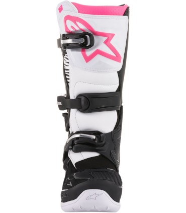 BOOT 4W TECH3 BK/WT/PK 9