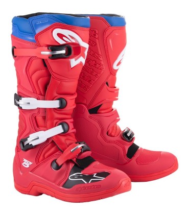 BOOT TECH5 RED/BLUE 8