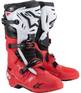 BOOT TECH 10 ENDURO BRIGHT RED