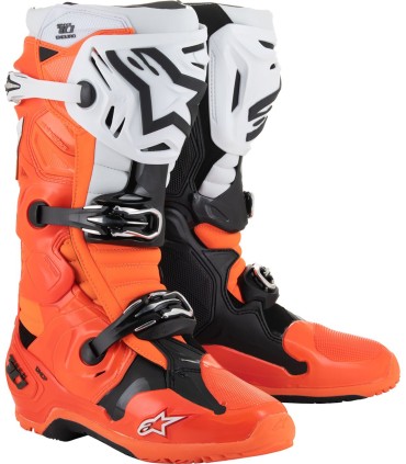 BOOT TECH 10 ENDURO ORANGE FLU