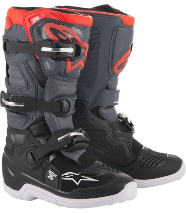 BOOT TECH7S DGY/LGY FL/RD 7