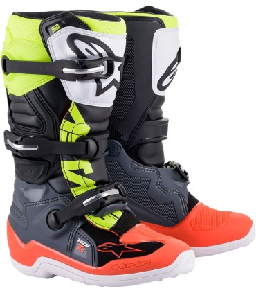 BOOT TECH7S GY/RD/YL 4