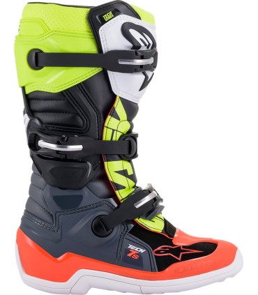 BOOT TECH7S GY/RD/YL 5