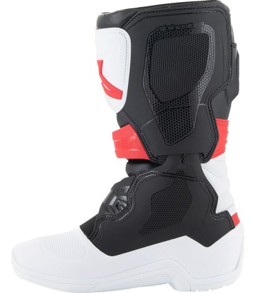 BOOT TECH3S YTH WT/BK/R 3