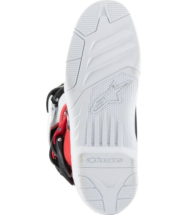 BOOT TECH3S YTH WT/BK/R 7