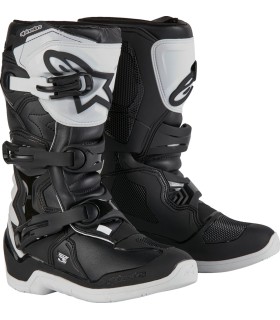 BOOT TECH3S YTH WHT/BLK 6