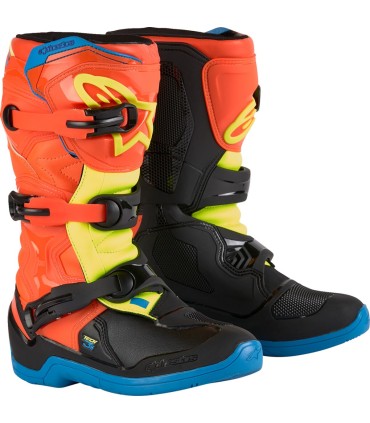 BOOT TECH3S YTH OR/BL/Y 7