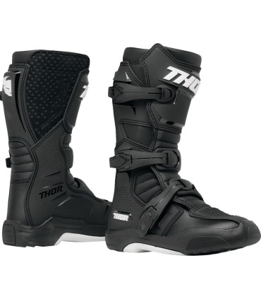 BOOT YTH BLITZ XR BK/WH 6