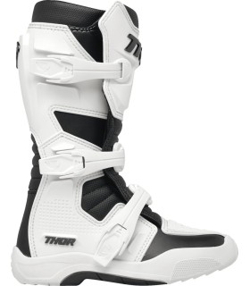 BOOT YTH BLITZ XR WH/BK 6