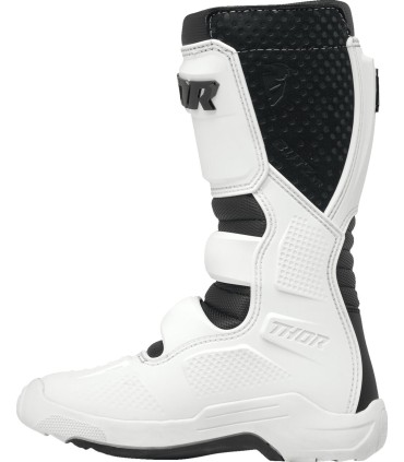 BOOT YTH BLITZ XR WH/BK 6