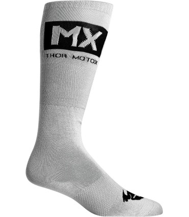SOCK MX COOL GY/BK 10-13