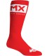 SOCK MX SOLID RD/WH 10-13