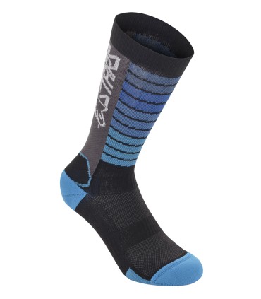 SOCKS DROP 22 BLK/AQ M