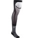 SOCK KNEE BRACE BLK/WT SM