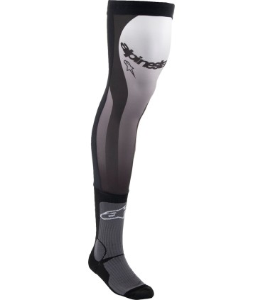 SOCK KNEE BRACE BLK/WT SM