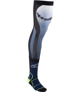 SOCK KNEE BRACE NAV/YL SM