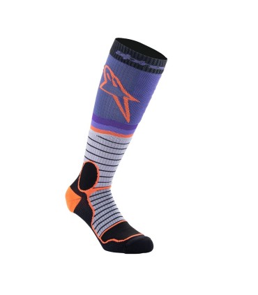 SOCK MX PRO PUR/BK/GY S