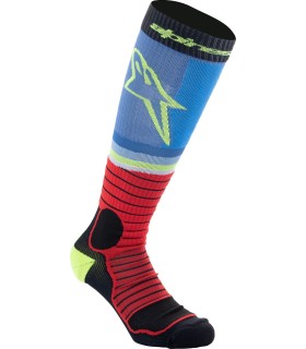 SOCK MX PRO BLK/GY/BLU M
