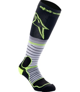 SOCK MX PRO BLK/GY/YLW L