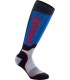 SOCK MX PLUS BLK/WHT/BL S