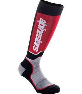 SOCK YTH MX+ BLK/RED/GY