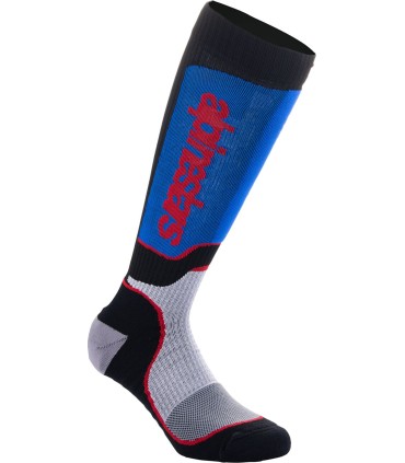 SOCK YTH MX+ BLK/WHT/BL