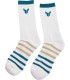 SOCKS 3PK WHITE SM/MD