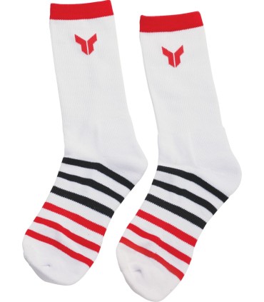SOCKS 3PK WHITE SM/MD