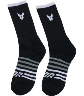 SOCKS 3PK BLACK SM/MD