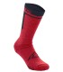 SOCKS MERINO 24 RED/BLACK M
