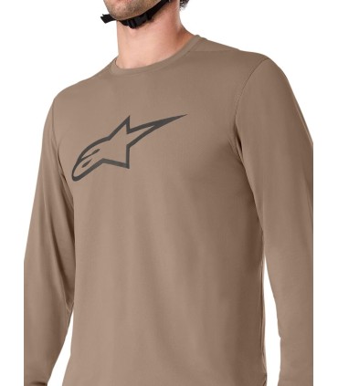 JERSEY LS A-DURA ASTAR BROWN S