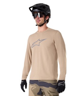 JERSEY LS A-DURA ASTAR BROWN M