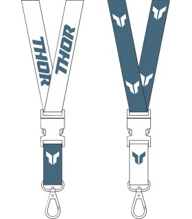 LANYARD THOR STEEL/WHITE