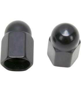 BLK ANODIZED VALVE CAPS