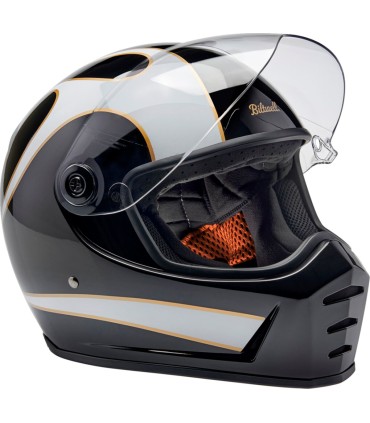 HELMET LANESPLTR BK/WT SM