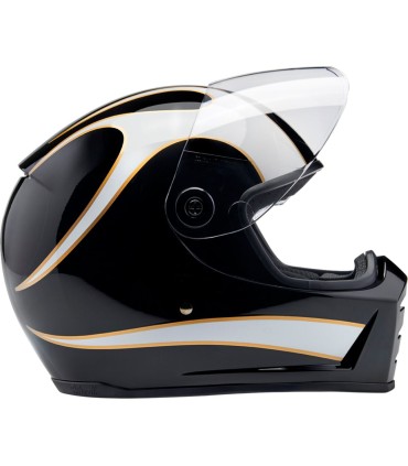 HELMET LANESPLTR BK/WT MD