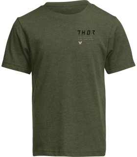 TEE YTH STAMP OLIVE LG