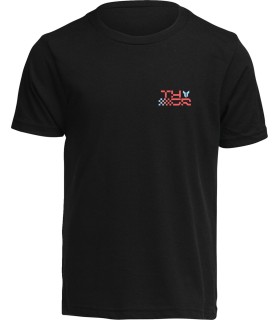 TEE YTH VANTAGE BLACK XS