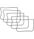 GASKET RUBBER UP/RBOX 5PK