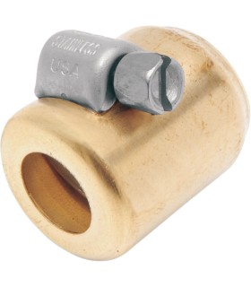 CLAMP HOSE 3/8 BRASS