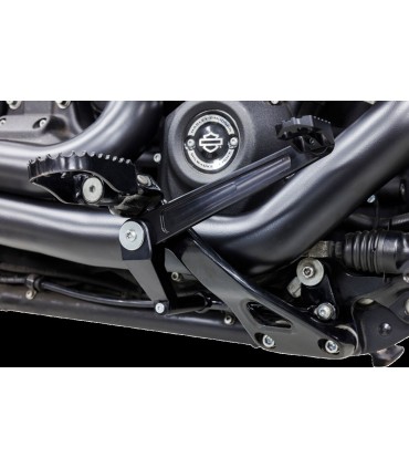 Brake Pedal mid-mount Black M8