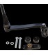 Brake Pedal mid-mount Black M8