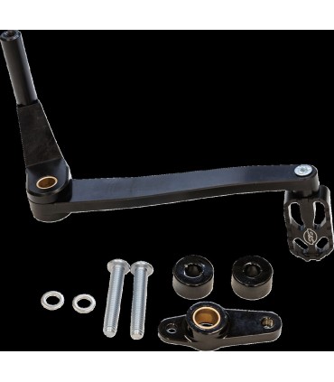 Brake Pedal mid-mount Black M8