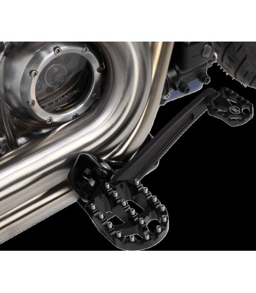 Brake Pedal mid-mount Black M8